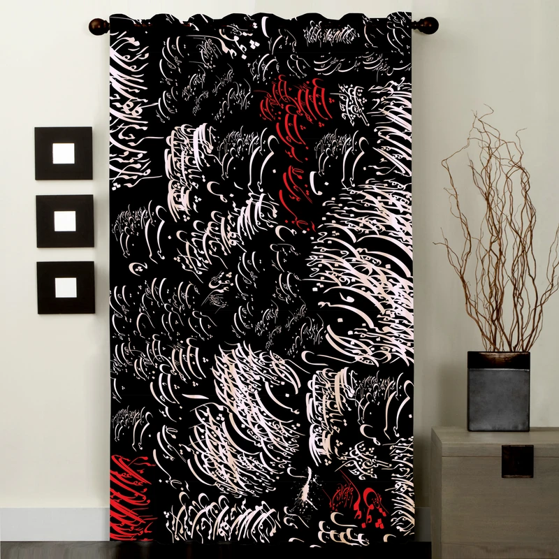 پرده مدل C5-50403 ارتفاع 270x140 سانتی‌متر