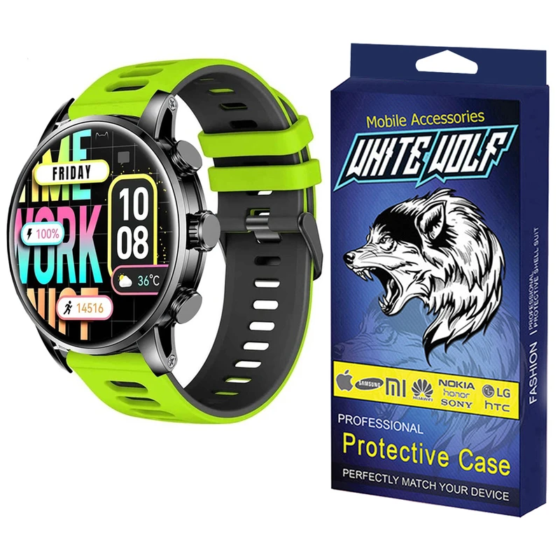 بند وایت ولف مدل WB-SIL 2C مناسب برای ساعت هوشمند کیسلکت KR2