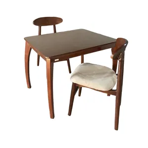 میز و صندلی ناهارخوری دو نفره گالری چوب آشنایی مدل Gh-Van-Bog2