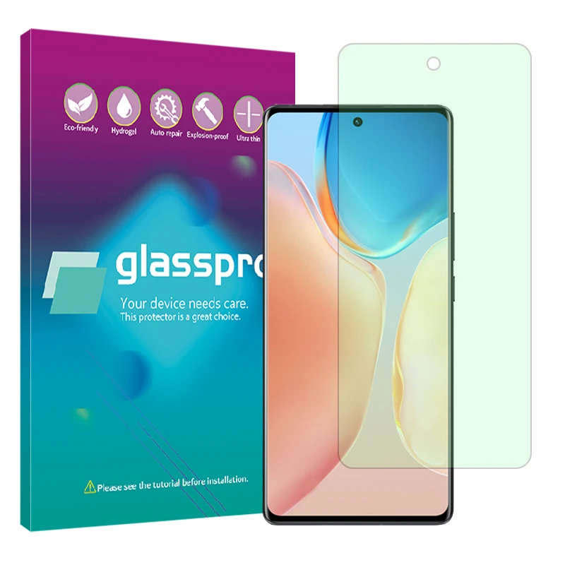 محافظ صفحه نمایش گرین لایت گلس پرو مدل Eye Care مناسب برای گوشی موبایل ویوو X70 Pro Plus