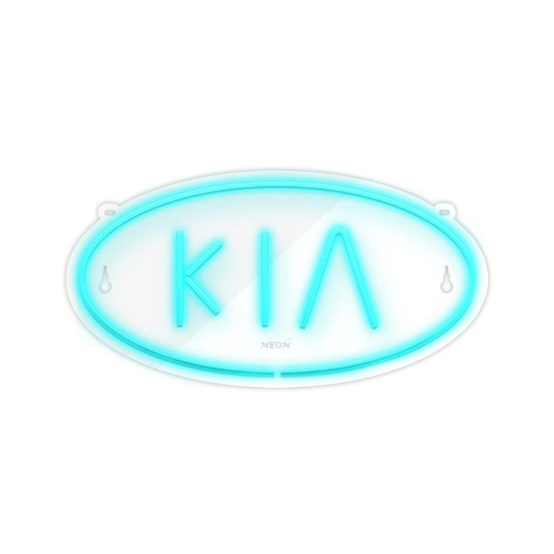 چراغ دیواری نئون دیزاین طرح Kia_TBL