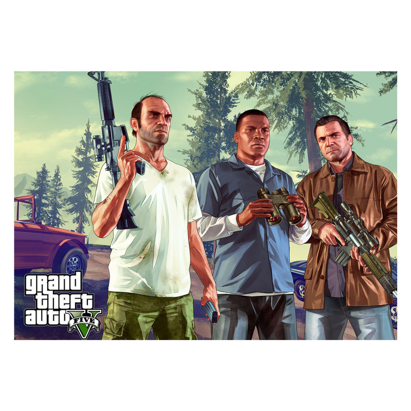 قیمت و خرید پوستر مدل جی تی ای gta v کد 1974