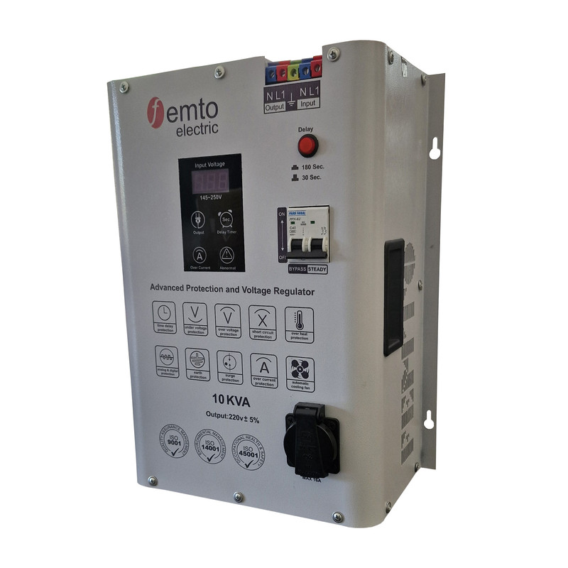 استابلایزر فمتو الکتریک مدل STAB-10000 ظرفیت 10000 ولت آمپر