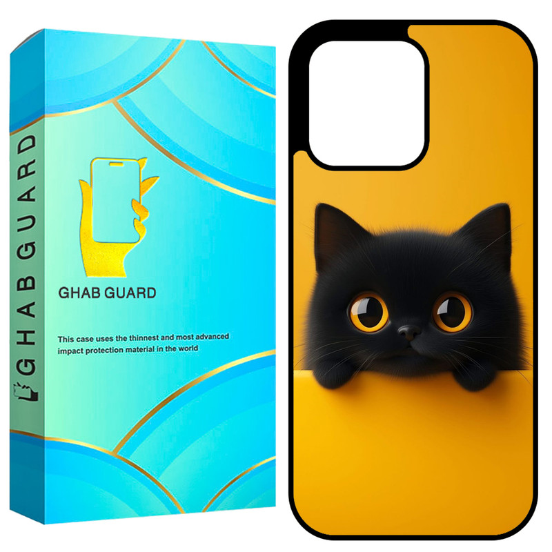 کاور قاب گارد طرح گربه مدل GCHP16P مناسب برای گوشی موبایل اپل iPhone 16 Pro