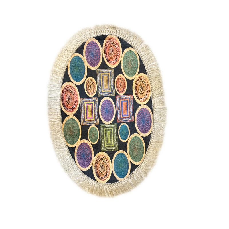 پادری مدل بیضی کد PA-006 سایز 49×79 سانتی متر