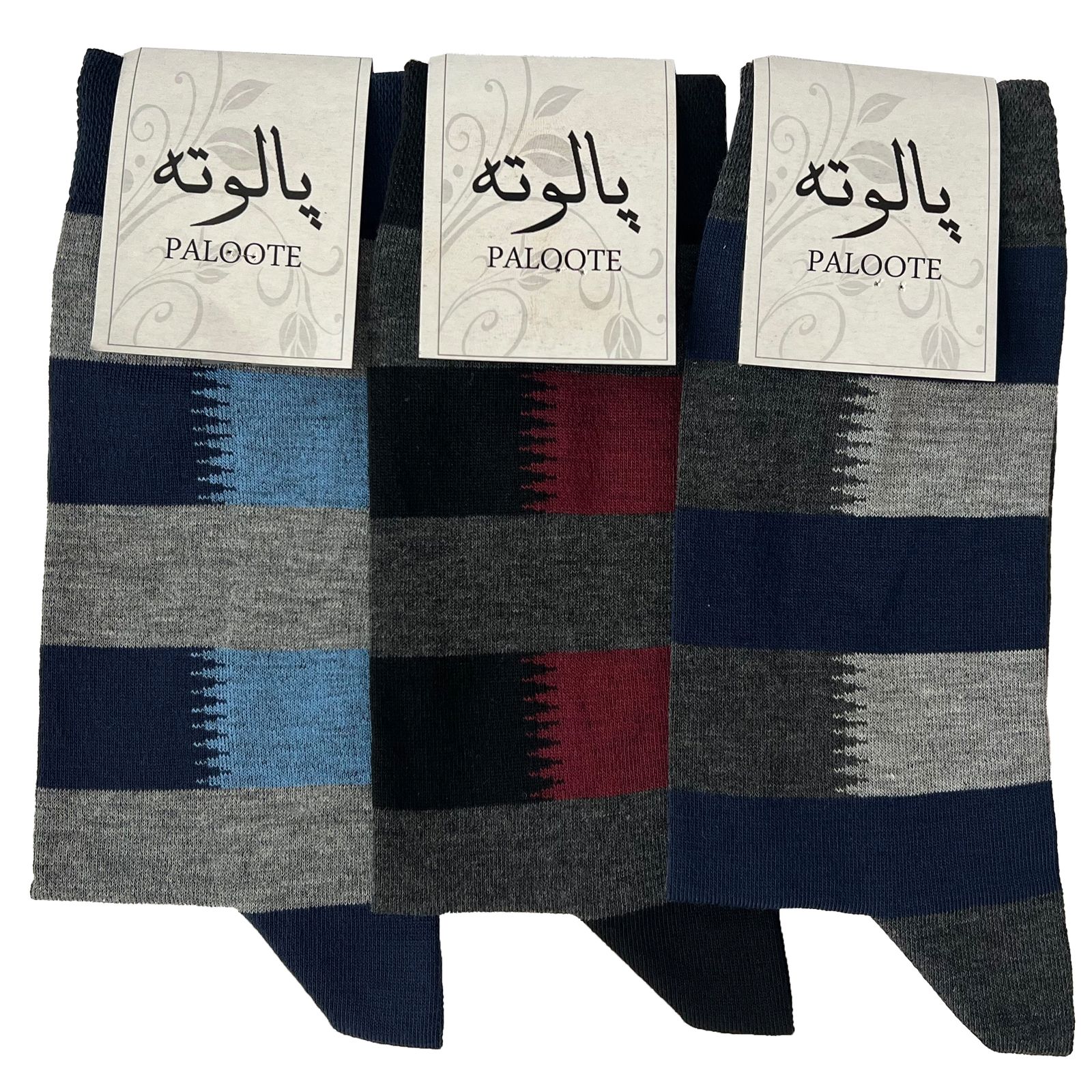  جوراب مردانه پالوته مدل PLT-P5 مجموعه 3 عددی -  - 1
