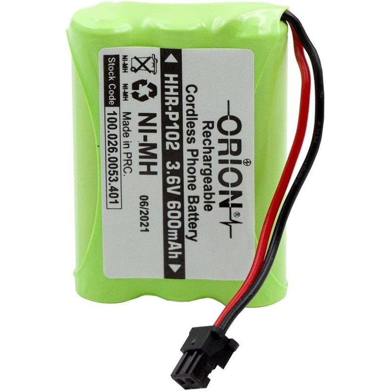 باتری تلفن اوریون مدل 3.6V600mAh کد HHR-P102