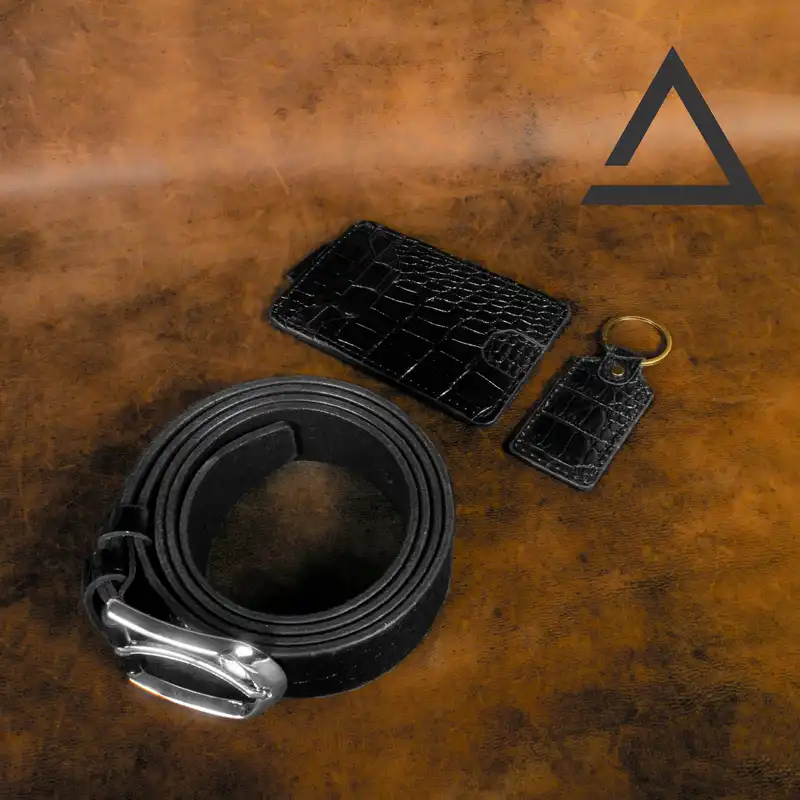 ست هدیه چرم آراهمراه مدل ASET47