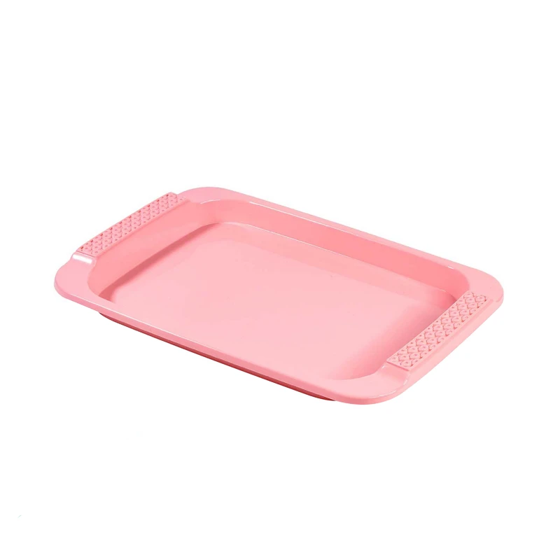 سینی بدون دسته برتیکا مدل پولک سایز 36*25 سانتی متر