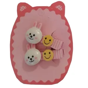 گیره مو دخترانه خرگوشی کد gn170 مجموعه 2 عددی