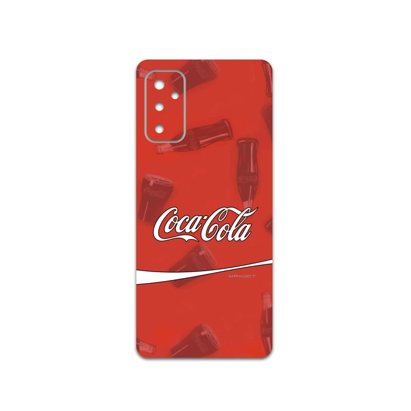 برچسب پوششی ماهوت مدل Coca-Cola-Logo مناسب برای گوشی موبایل سامسونگ Galaxy M52 5G
