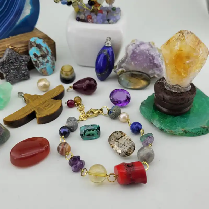 دستبند زنانه مدل سنگ Chakra کد 6620