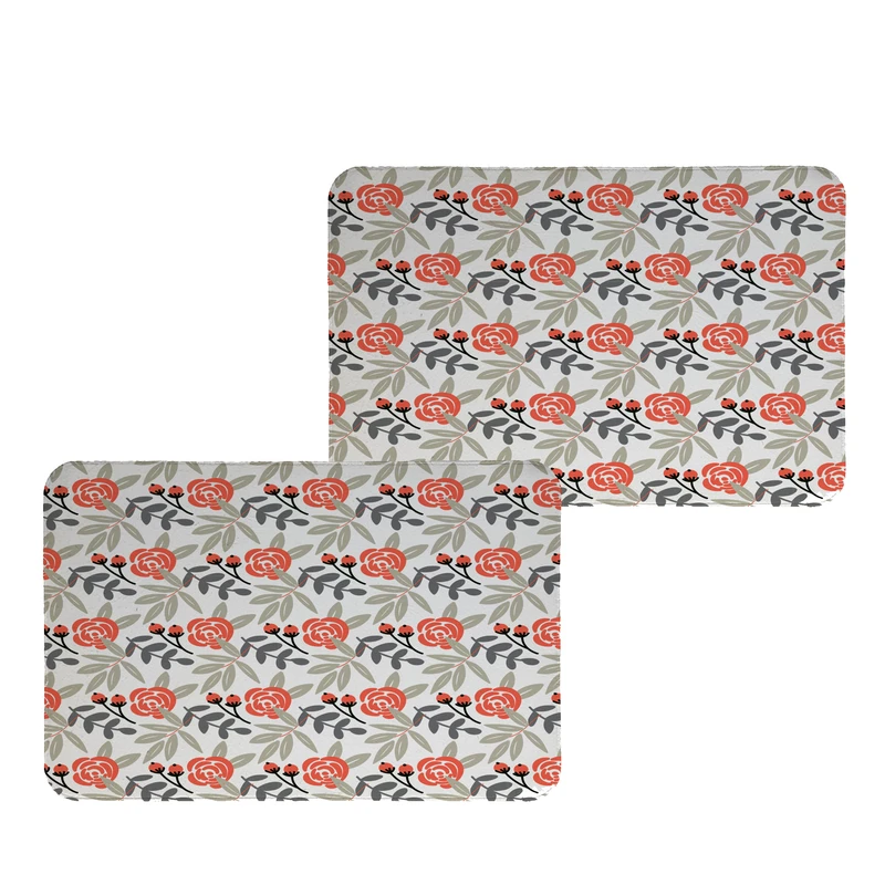 زیربشقابی طرح گل کد 9402 بسته 2 عددی 