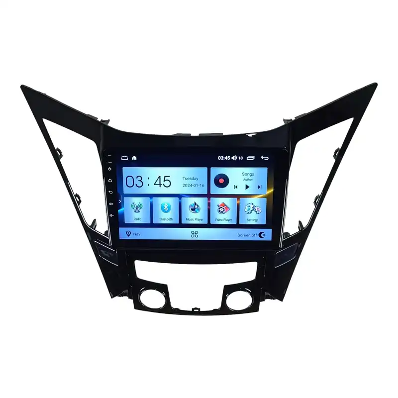 پخش کننده تصویری خودرو مدل اندروید Golden24 مناسب برای سوناتا YF