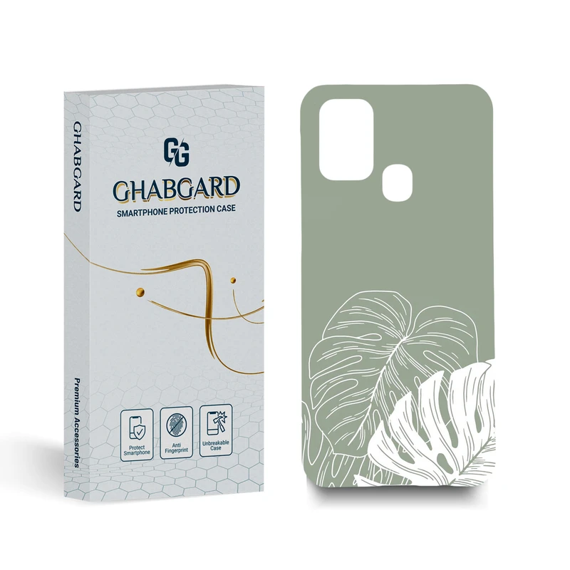 کاور گارد قاب مدل برگ مناسب برای گوشی موبایل سامسونگ galaxy m31