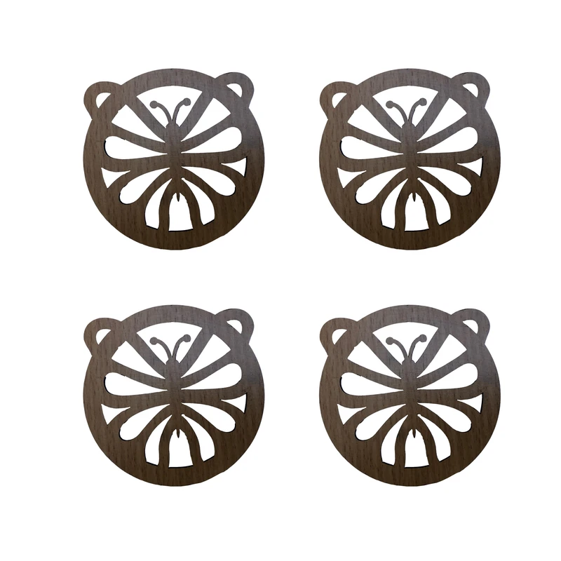 زیر لیوانی مدل G36 مجموعه چهار عددی به همراه استند