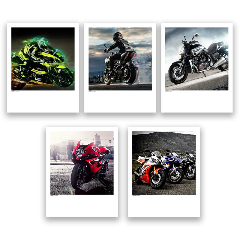 آویز تزیینی عرش مدل فانتزی موتور کد Asa110 مجموعه پنچ عددی