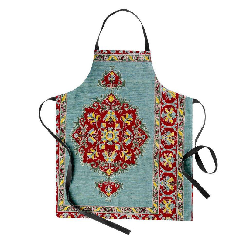 پیش بند آشپزخانه مدوپد طرح قالیچه بیجار مدرن ترنج دار مدل C-bijar-M55