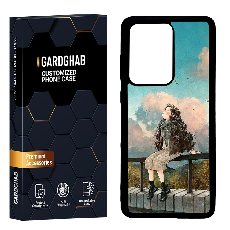 کاور گارد قاب مدل پشت گلس دخترانه مناسب برای گوشی موبایل سامسونگ Galaxy S20 Ultra