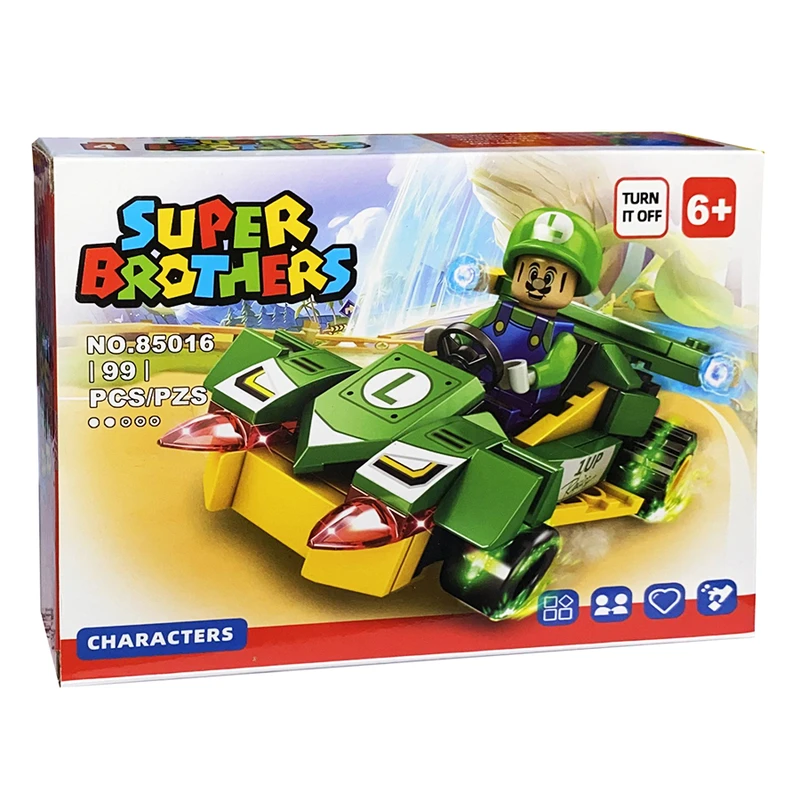 ساختنی مدل ماریو ماشین سوار طرح SUPER BROTHERS کد 850164