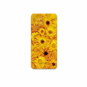 MAHOOT Yellow-Flower Cover Sticker for Xiaomi Poco X3 GT 5G