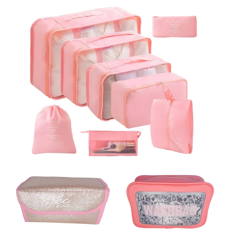 نظم دهنده ساک و چمدان سفری کد 00422 بسته 10 عددی