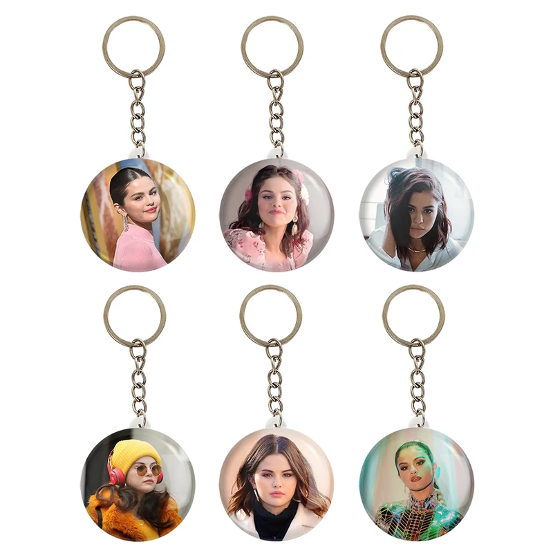 جاکلیدی خندالو مدل سلنا گومز Selena Gomez کد 1101A مجموعه 6 عددی