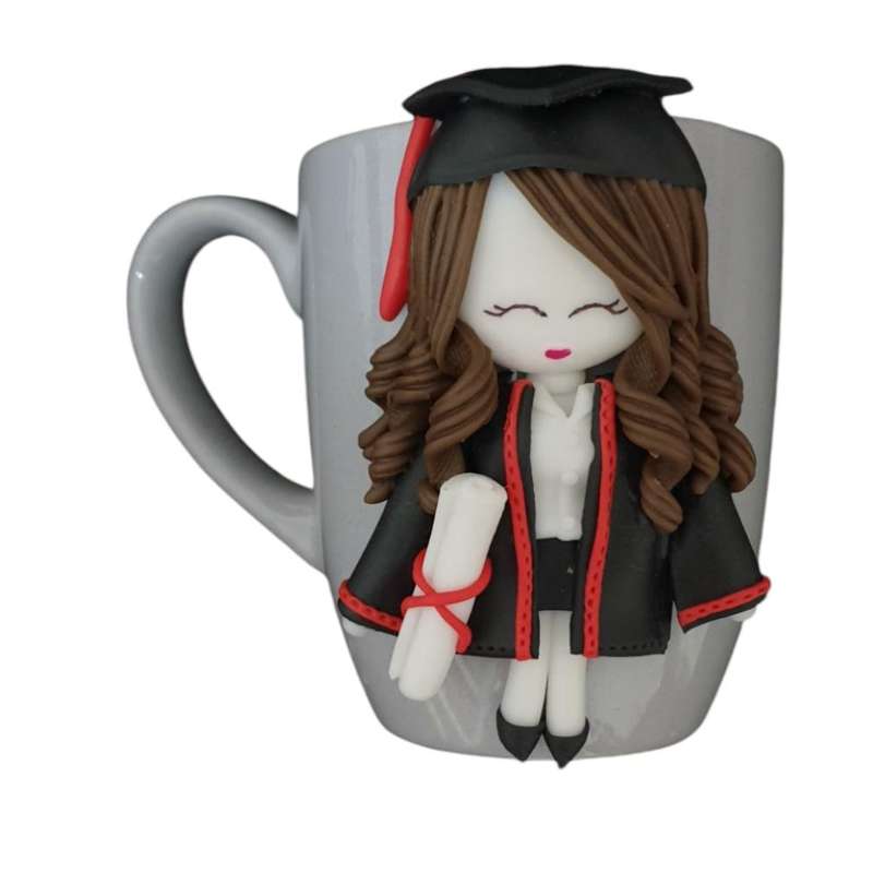 لیوان سرامیکی مدل عروسکی طرح فارغ التحصیل کد 1176 لیوان سرامیکی مدل عروسکی طرح فارغ التحصیل کد 1176