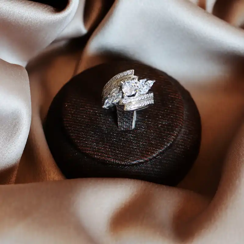 انگشتر نقره زنانه جی تی ای مدل نایس