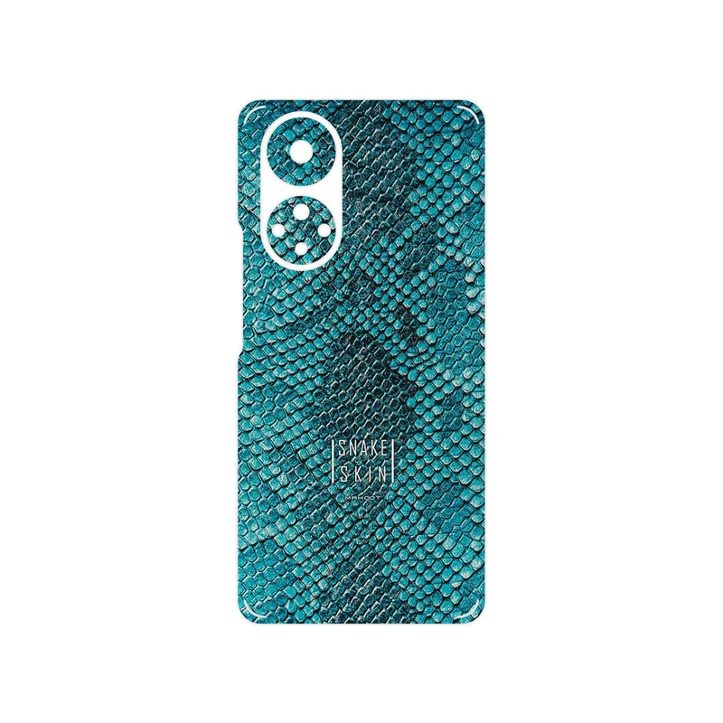 برچسب پوششی ماهوت مدل Blue Snake Skin مناسب برای گوشی موبایل آنر 50