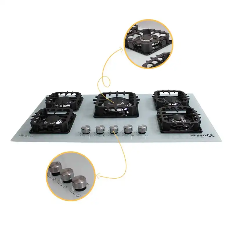 اجاق گاز صفحه ای آذرلوکس مدل G05ML-C13W