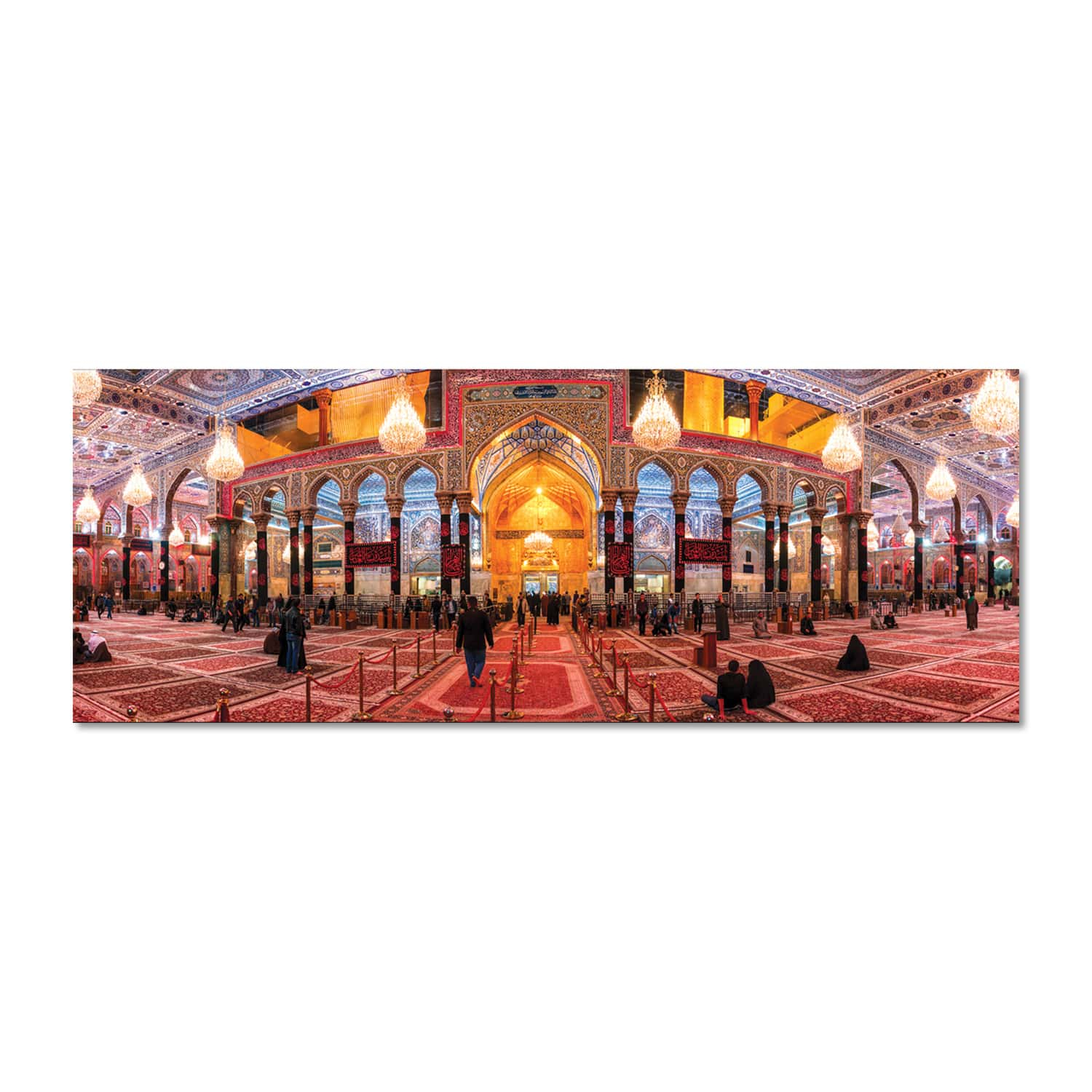 پرچم مدل حرم امام حسین (ع) کد 500012-14052