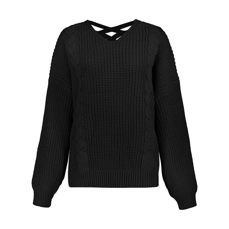 پلیور زنانه زیبو مدل 011421-BLACK