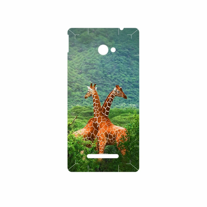 برچسب پوششی ماهوت مدل Giraffe مناسب برای گوشی موبایل اچ تی سی 8X