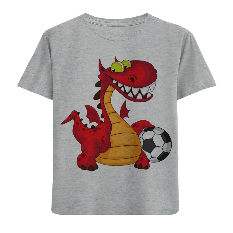تی شرت آستین کوتاه بچگانه مدل اژدها F467