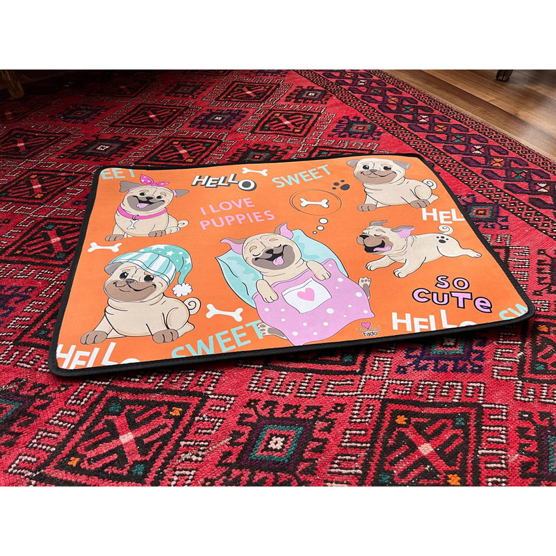 زیرانداز ظرف غذای سگ و گربه تادو کد ZR112