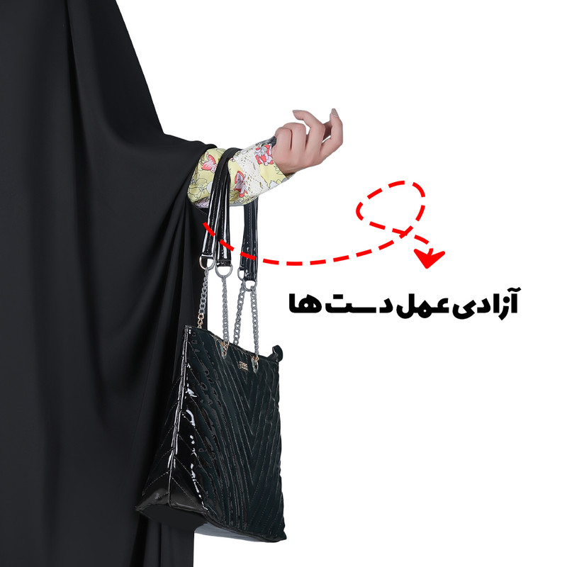 چادر دانشجویی مدل کرپ کره کد D29
