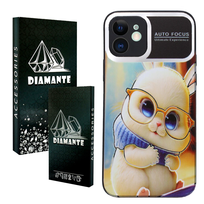 کاور دیامانته مدل Rabbit bk مناسب برای گوشی موبایل اپل iPhone 13