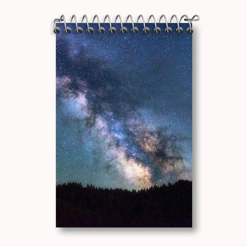 دفتر یادداشت 50 برگ خندالو مدل کهکشان کد F48