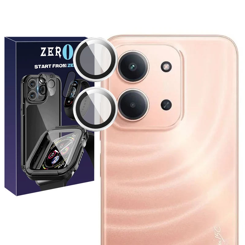 محافظ لنز دوربین فلزی زیرو مدل RNG MTL ZR مناسب برای گوشی موبایل شیائومی Redmi 15C