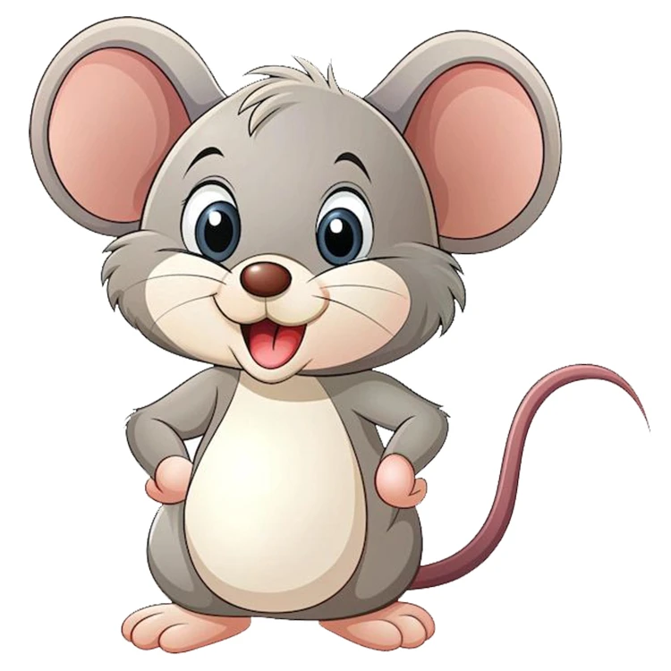 استیکر پارچه و لباس پاد آفرین مدل موش کد DKST537