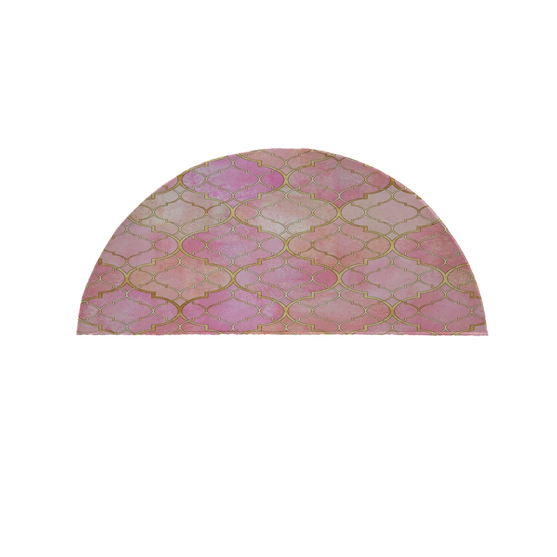 پادری مدل نیم دایره طرح قلب کد8613 سایز 90×45 سانتی متر
