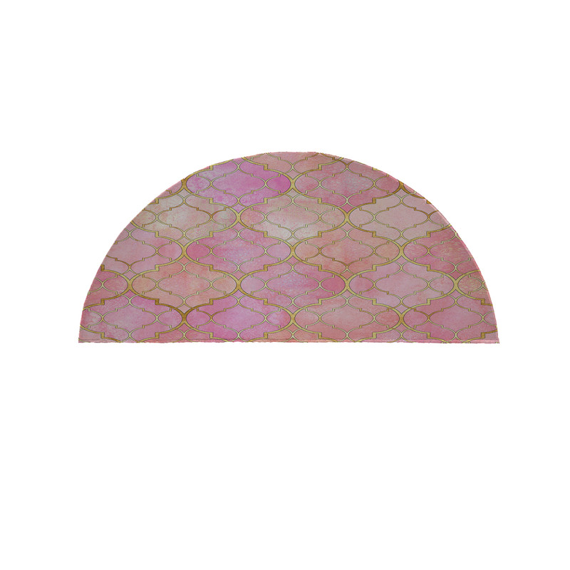 پادری مدل نیم دایره طرح قلب کد8613 سایز 90×45 سانتی متر