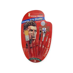 ست قلم‌مو آرتمن مدل200 طرح رونالدو مجموعه 6 عددی