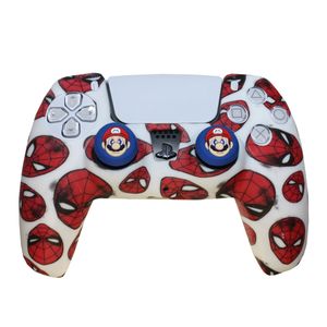 محافظ دسته پلی استیشن 5 مدل MMCAP spider man به همراه روکش آنالوگ