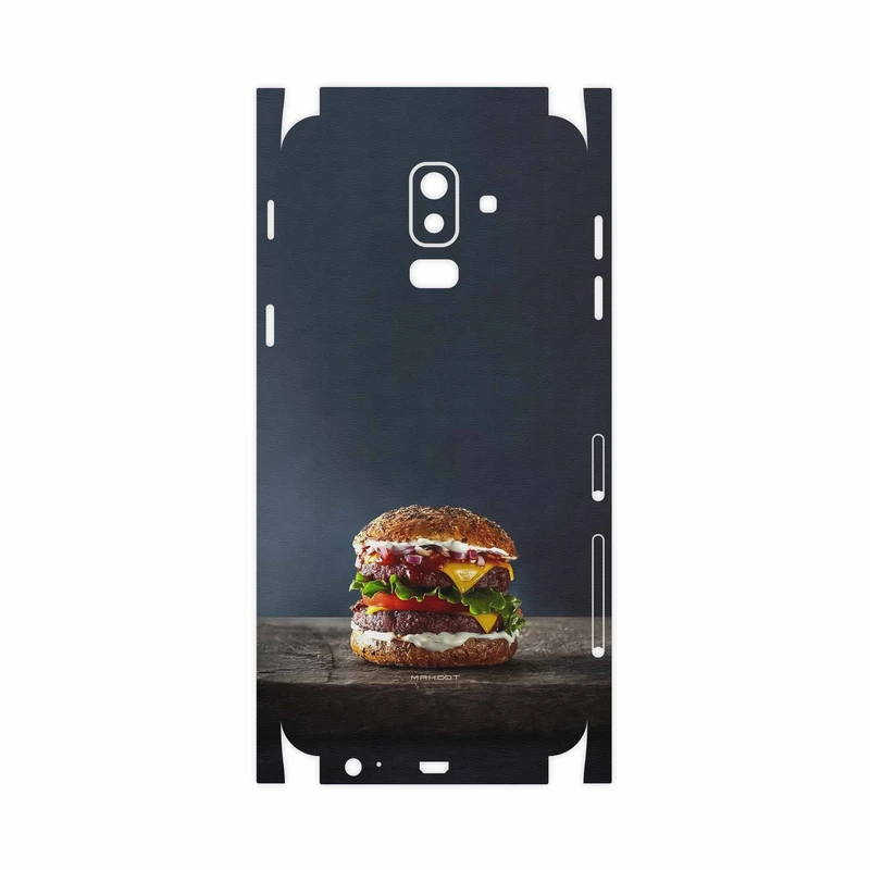 برچسب پوششی ماهوت مدل Hamburger-FullSkin مناسب برای گوشی موبایل سامسونگ Galaxy J8