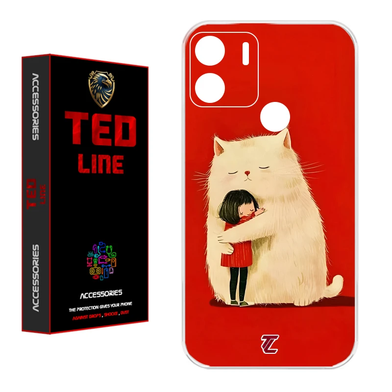 کاور تدلاین طرح گربه کد 1170 مناسب برای گوشی موبایل شیائومی Redmi A1 Plus / A2 Plus / Poco C51