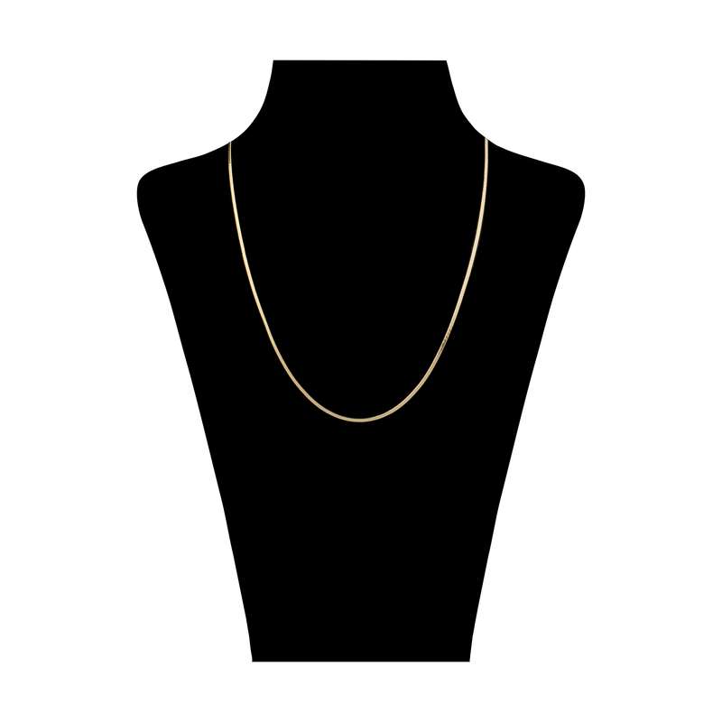 زنجیر طلا 18 عیار زنانه مایا ماهک مدل MM1348 طرح نفرتیتی-هرینگبون