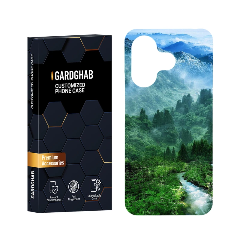 کاور گارد قاب مدل کهکشان و طبیعت مناسب برای گوشی موبایل شیائومی Redmi 13