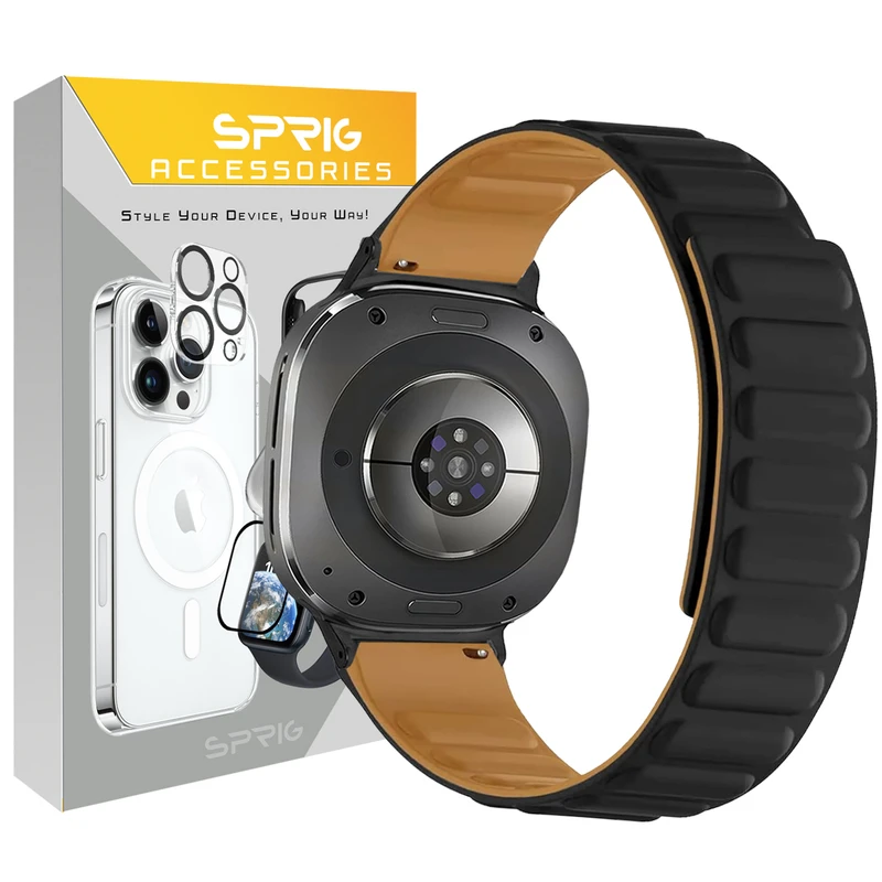 بند اسپریگ مدل Magnetic loop مناسب برای ساعت هوشمند سامسونگ Galaxy Watch 7 Ultra 47mm